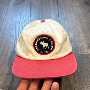 Abercrombie & Fitch Vintage Moose Logo Snapback Hat